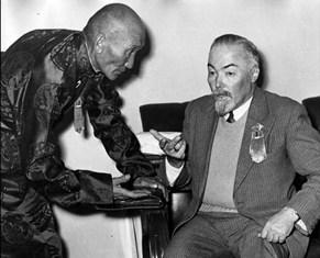 Ю.Н. Рерих на Международном конгрессе монголоведов. Улан-Батор, 1959_3.